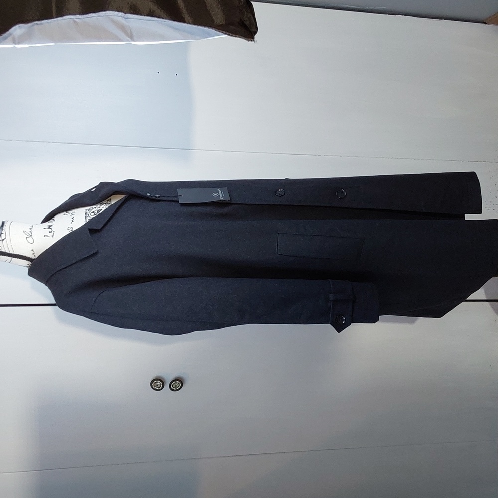 Schneiders| Mens Jimmie Rainloden Charcoal Dress Coat Austria Wool Sz.L (44-46)